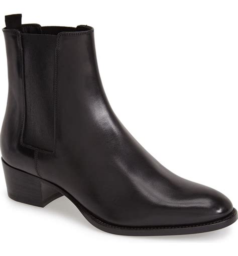 ysl wyatt cuban|Saint Laurent Wyatt 40mm Chelsea Boots .